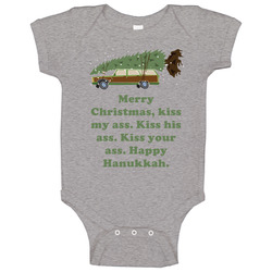Kiss My Ass National Lampoons Christmas Vacation Wagon Gift Onesie Baby One Piece Kiss My Ass National Lampoons Christmas Vacation Wagon Gift Onesie Baby One Piece