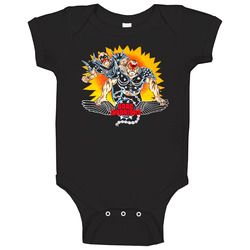 The Road Warriors Retro Wrestling Onesie Baby One Piece The Road Warriors Retro Wrestling Onesie Baby One Piece