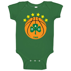 Panathinaikos Bc Greek Athens Basketball Club Team Fan Onesie Baby One Piece Panathinaikos Bc Greek Athens Basketball Club Team Fan Onesie Baby One Piece