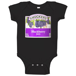 Smuckers Blackberry Jam Cool Halloween Costume Onesie Baby One Piece