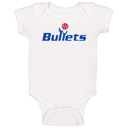 Washington Bullets Nba Onesie Baby One Piece Washington Bullets Nba Onesie Baby One Piece