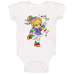 Rainbow Bright Cartoon Tv Show 80s Retro Onesie Baby One Piece Rainbow Bright Cartoon Tv Show 80s Retro Onesie Baby One Piece