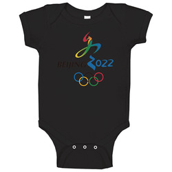 Beijing Winter Olympics 2022 Olympics Logo World Olympiad Fan Onesie Baby One Piece Beijing Winter Olympics 2022 Olympics Logo World Olympiad Fan Onesie Baby One Piece