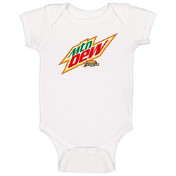 Mountain Dew Live Wire Best Soda Of All Time Soft Drink Lovers Onesie Baby One Piece