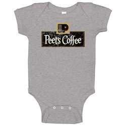 Peet's Coffee Chattanooga Tennessee Restaurant Foodie Worn Look Onesie Baby One Piece