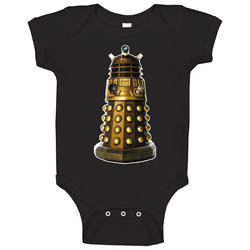 Doctor Who Dalek Onesie Baby One Piece Doctor Who Dalek Onesie Baby One Piece