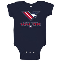 Washington Valor Arena Football League Team Fan Logo Onesie Baby One Piece Washington Valor Arena Football League Team Fan Logo Onesie Baby One Piece