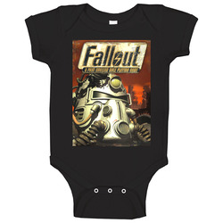 Fallout A Post Nuclear Role Playing Game Cover Onesie Baby One Piece Fallout A Post Nuclear Role Playing Game Cover Onesie Baby One Piece