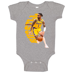 D'angelo Russell Big Title Onesie Baby One Piece D'angelo Russell Big Title Onesie Baby One Piece