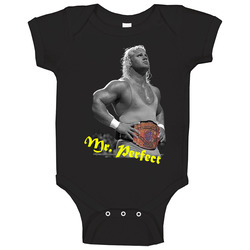 Mr Perfect Curt Hennig Wrestling Legend Onesie Baby One Piece Mr Perfect Curt Hennig Wrestling Legend Onesie Baby One Piece