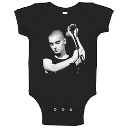 Sinead O'connor Mic Onesie Baby One Piece Sinead O'connor Mic Onesie Baby One Piece