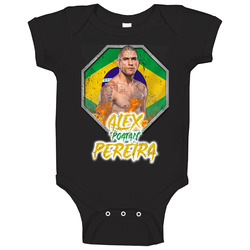 Alex Poatan Pereira Onesie Baby One Piece Alex Poatan Pereira Onesie Baby One Piece