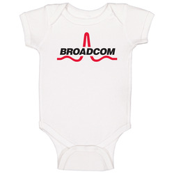 Broadcom Inc Nasdaq Company Logo Employee Fan Onesie Baby One Piece Broadcom Inc Nasdaq Company Logo Employee Fan Onesie Baby One Piece