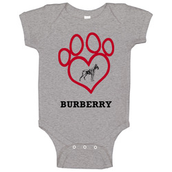 Burberry Boxer Heart Love Best Friend Heart Onesie Baby One Piece Burberry Boxer Heart Love Best Friend Heart Onesie Baby One Piece