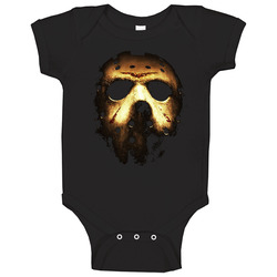 Friday The 13th Jason Horror Classic Cult Movie Onesie Baby One Piece Friday The 13th Jason Horror Classic Cult Movie Onesie Baby One Piece