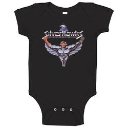 Silverhawks Classic Cartoon Onesie Baby One Piece Silverhawks Classic Cartoon Onesie Baby One Piece
