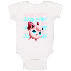 Jigglypuff Pokemon Character Fan Onesie Baby One Piece Jigglypuff Pokemon Character Fan Onesie Baby One Piece