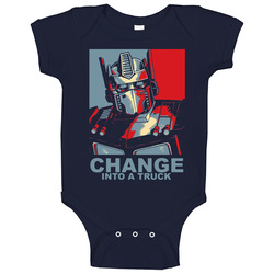 Change Optimus Prime Comedy Onesie Baby One Piece Change Optimus Prime Comedy Onesie Baby One Piece