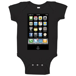 Iphone Start Screen Apps Onesie Baby One Piece Iphone Start Screen Apps Onesie Baby One Piece