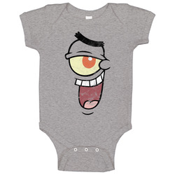Plankton Spongebob Squarepants Big Face Halloween Costume Worn Look Vintage Unisex Onesie Baby One Piece Plankton Spongebob Squarepants Big Face Halloween Costume Worn Look Vintage Unisex Onesie Baby One Piece
