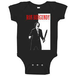 Anchorman Ron Burgundy Onesie Baby One Piece Anchorman Ron Burgundy Onesie Baby One Piece