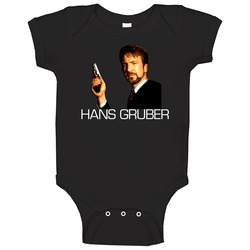 Hans Gruber Die Hard Onesie Baby One Piece Hans Gruber Die Hard Onesie Baby One Piece