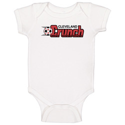 Cleveland Crunch Major League Indoor Soccer Club Logo Onesie Baby One Piece Cleveland Crunch Major League Indoor Soccer Club Logo Onesie Baby One Piece