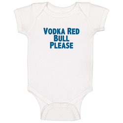 Vodka Red Bull Please Drink Alcohol Liquor Onesie Baby One Piece Vodka Red Bull Please Drink Alcohol Liquor Onesie Baby One Piece