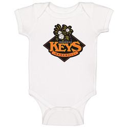 Frederick Keys Defunct Carolina League Baseball Fan Onesie Baby One Piece Frederick Keys Defunct Carolina League Baseball Fan Onesie Baby One Piece