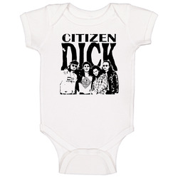 Citizen Dick Fictional Band Singles Distressed Movie Fan Onesie Baby One Piece Citizen Dick Fictional Band Singles Distressed Movie Fan Onesie Baby One Piece