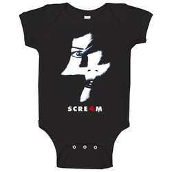 Scream 4 Thriller Horror Movie 2011 Onesie Baby One Piece Scream 4 Thriller Horror Movie 2011 Onesie Baby One Piece
