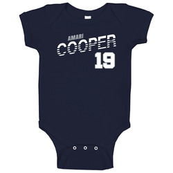 Amari Cooper 19 Favorite Player Dallas Football Fan Onesie Baby One Piece