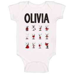 Olivia The Pig Onesie Baby One Piece Olivia The Pig Onesie Baby One Piece