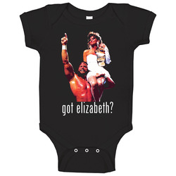 Macho Man Randy Savage Miss Elizabeth Wrestling Couple Legends Onesie Baby One Piece Macho Man Randy Savage Miss Elizabeth Wrestling Couple Legends Onesie Baby One Piece