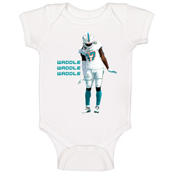 Jaylen Waddle Td Celebration Onesie Baby One Piece