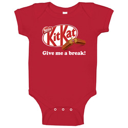 Give Me A Break Kit Kat Most Memorable Ad Slogan Onesie Baby One Piece