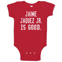 Jaime Jaquez Jr. Is Good Onesie Baby One Piece Jaime Jaquez Jr. Is Good Onesie Baby One Piece
