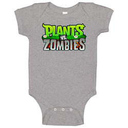 Plants Vs Zombies Smart Phone App Game Onesie Baby One Piece Plants Vs Zombies Smart Phone App Game Onesie Baby One Piece