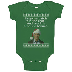 Smack It With The Hammer National Lampoons Christmas Vacation Quote Clark Knit Onesie Baby One Piece Smack It With The Hammer National Lampoons Christmas Vacation Quote Clark Knit Onesie Baby One Piece