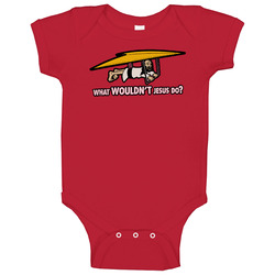 Jesus Hang Gliding Funny Onesie Baby One Piece Jesus Hang Gliding Funny Onesie Baby One Piece