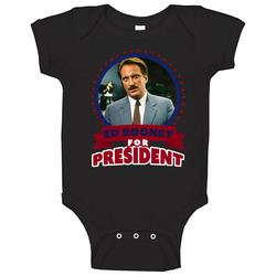 Ed Rooney For President Greatest Villains Onesie Baby One Piece Ed Rooney For President Greatest Villains Onesie Baby One Piece