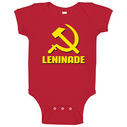 Leninade Soviet Style California Lemonade Soda Onesie Baby One Piece Leninade Soviet Style California Lemonade Soda Onesie Baby One Piece