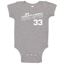 Max Verstappen 33 Formula 1 Race Car Driver Onesie Baby One Piece Max Verstappen 33 Formula 1 Race Car Driver Onesie Baby One Piece