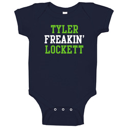 Tyler Freakin' Lockett Seattle Football Player Cool Fan Onesie Baby One Piece Tyler Freakin' Lockett Seattle Football Player Cool Fan Onesie Baby One Piece