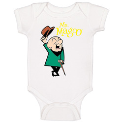 Mr Magoo Best Kids Tv Shows Onesie Baby One Piece Mr Magoo Best Kids Tv Shows Onesie Baby One Piece