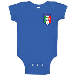 Italy Soccer Football Team Euro Cup Jersey Crest Logo Supporter Fan Onesie Baby One Piece Italy Soccer Football Team Euro Cup Jersey Crest Logo Supporter Fan Onesie Baby One Piece