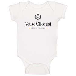 Veuve Clicquot Reims France Logo Champagne Wine Onesie Baby One Piece Veuve Clicquot Reims France Logo Champagne Wine Onesie Baby One Piece