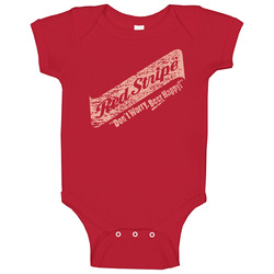 Red Stripe Beer Dont Worry Be Happy Onesie Baby One Piece Red Stripe Beer Dont Worry Be Happy Onesie Baby One Piece