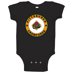 Pittsburgh Crawfords Baseball Easten West League Baseball Logo Onesie Baby One Piece Pittsburgh Crawfords Baseball Easten West League Baseball Logo Onesie Baby One Piece