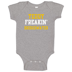 Teddy Freakin' Bridgewater Minnesota Football Player Cool Fan Onesie Baby One Piece Teddy Freakin' Bridgewater Minnesota Football Player Cool Fan Onesie Baby One Piece
